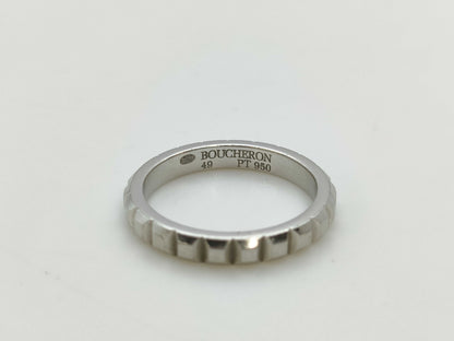 BOUCHERON Cattle #49 PT950 4.6g Ring 