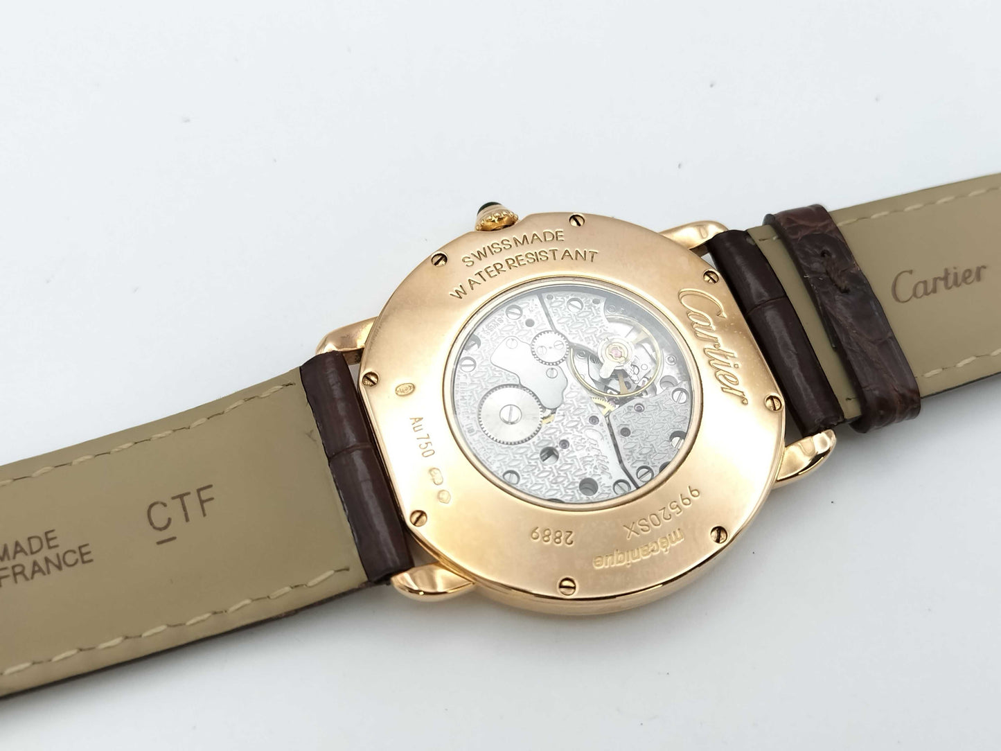 Cartier Ballon Bleu W6800251 288999520SX Manual Winding 18K Gold Men's Watch