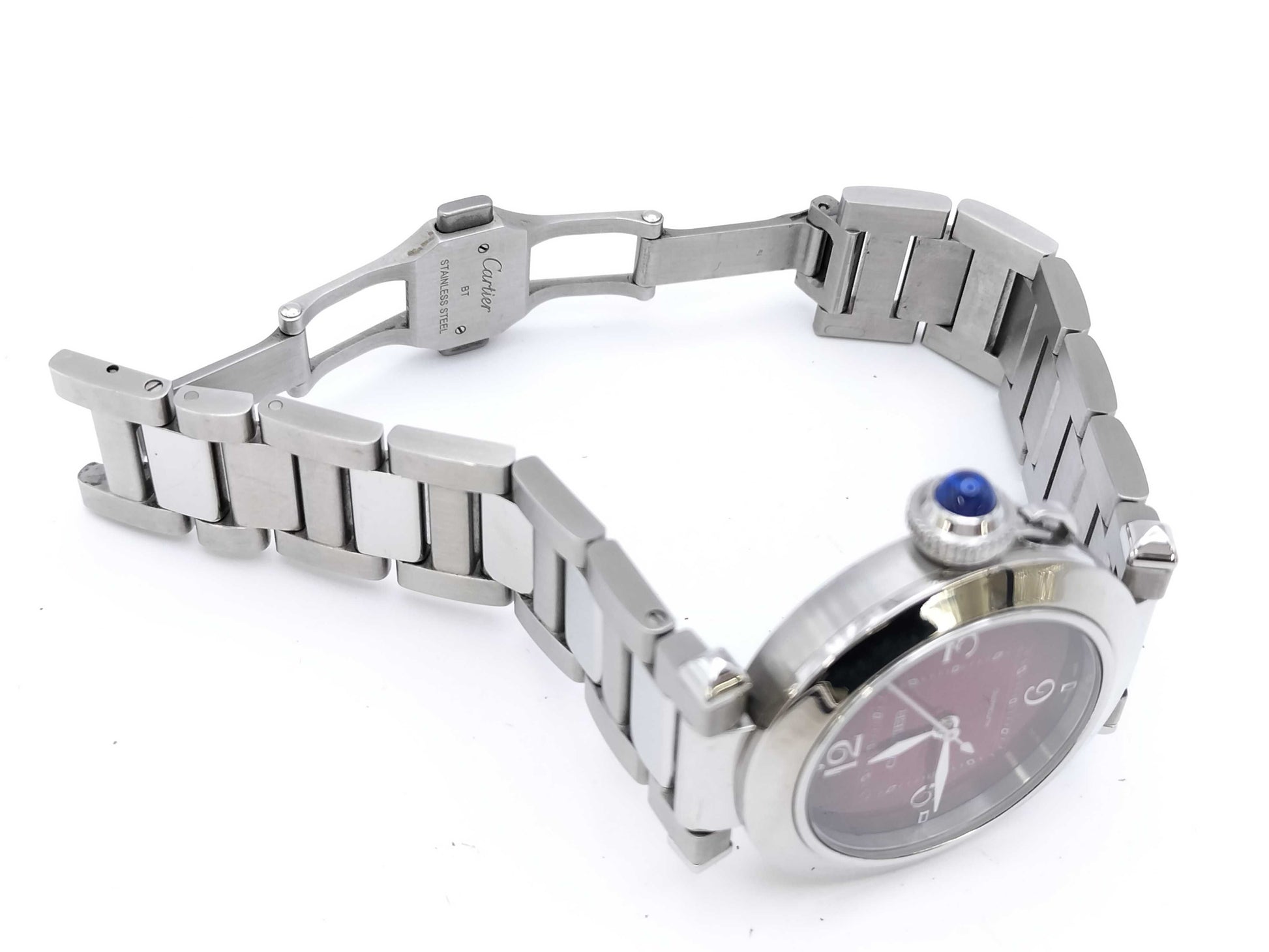 Cartier Pasha WSPA0031 4327221335BX Automatic Red Dial Men's Watch