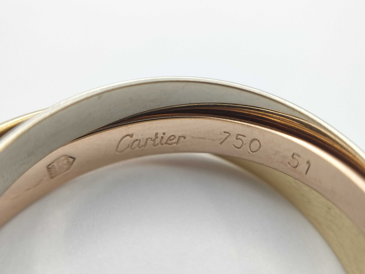 Cartier Trinity #51 750 4.8g Ring 