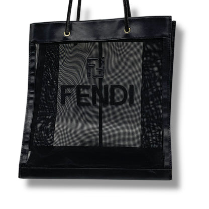 Felisi Fendi Mesh Tote Bag