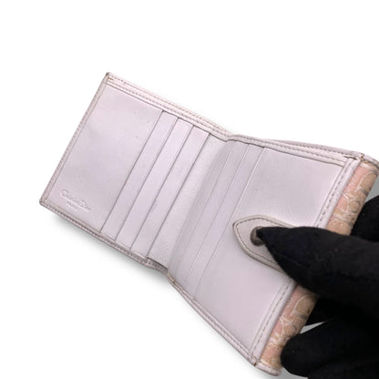 Dior Christian Dior Folding Wallet Trotter Pattern Wallet