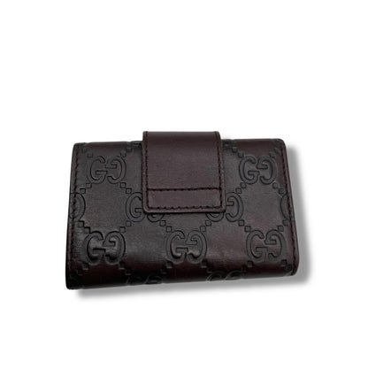 GUCCI GUCCI Gucci Key Case Brown Key Case/Key Holder