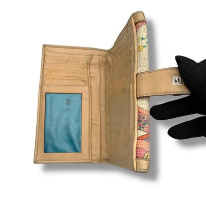 Salvatore Ferragamo Floral Print Folding Wallet