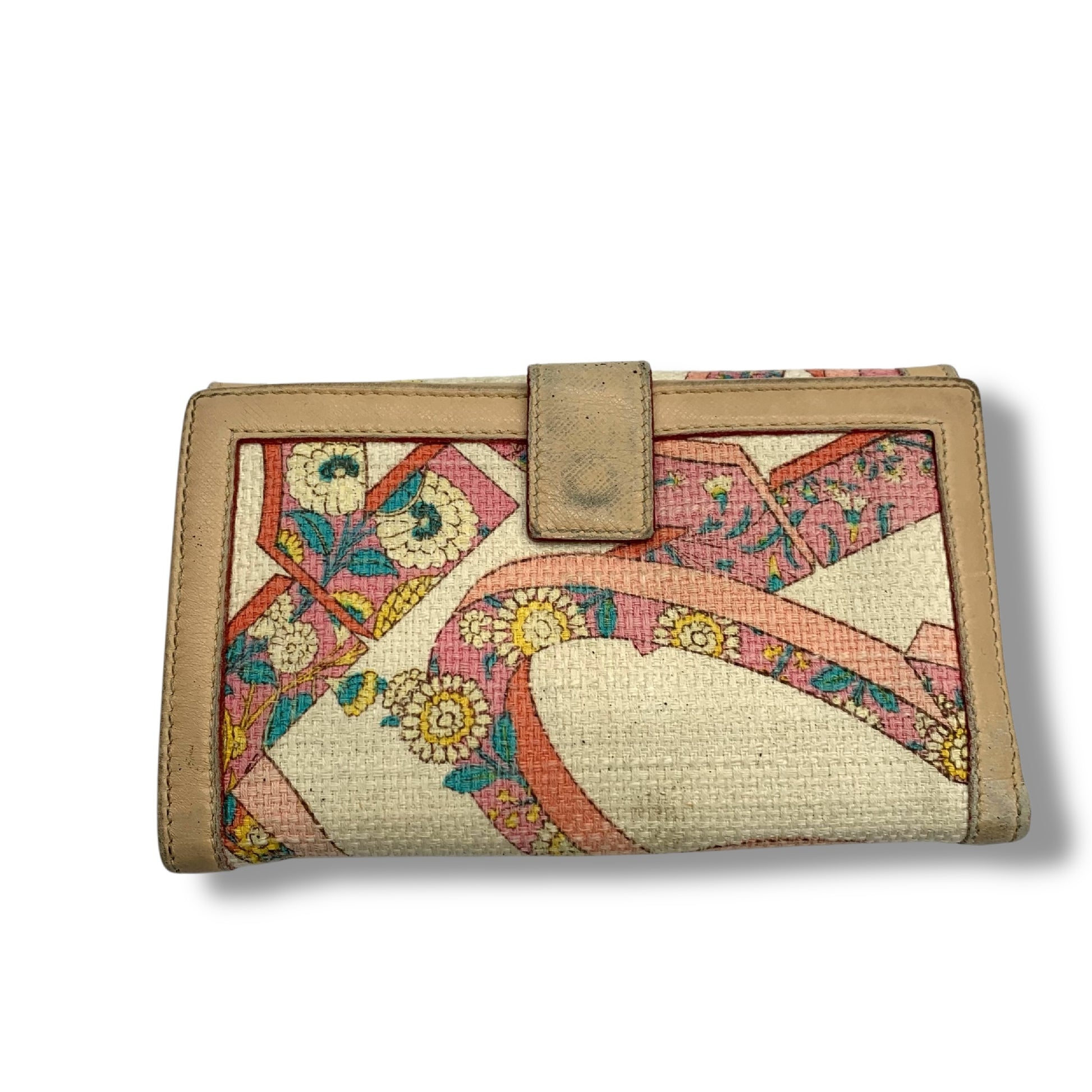 Salvatore Ferragamo Floral Print Folding Wallet