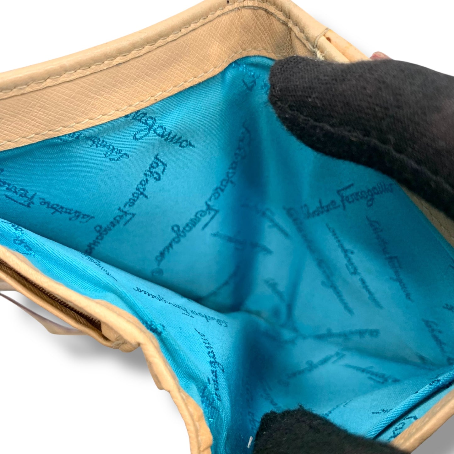 Salvatore Ferragamo Floral Print Folding Wallet