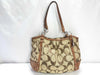 COACH Signature COCAH Coach Signature Canvas x Lizard Tote Bag 20807 Tote Bag