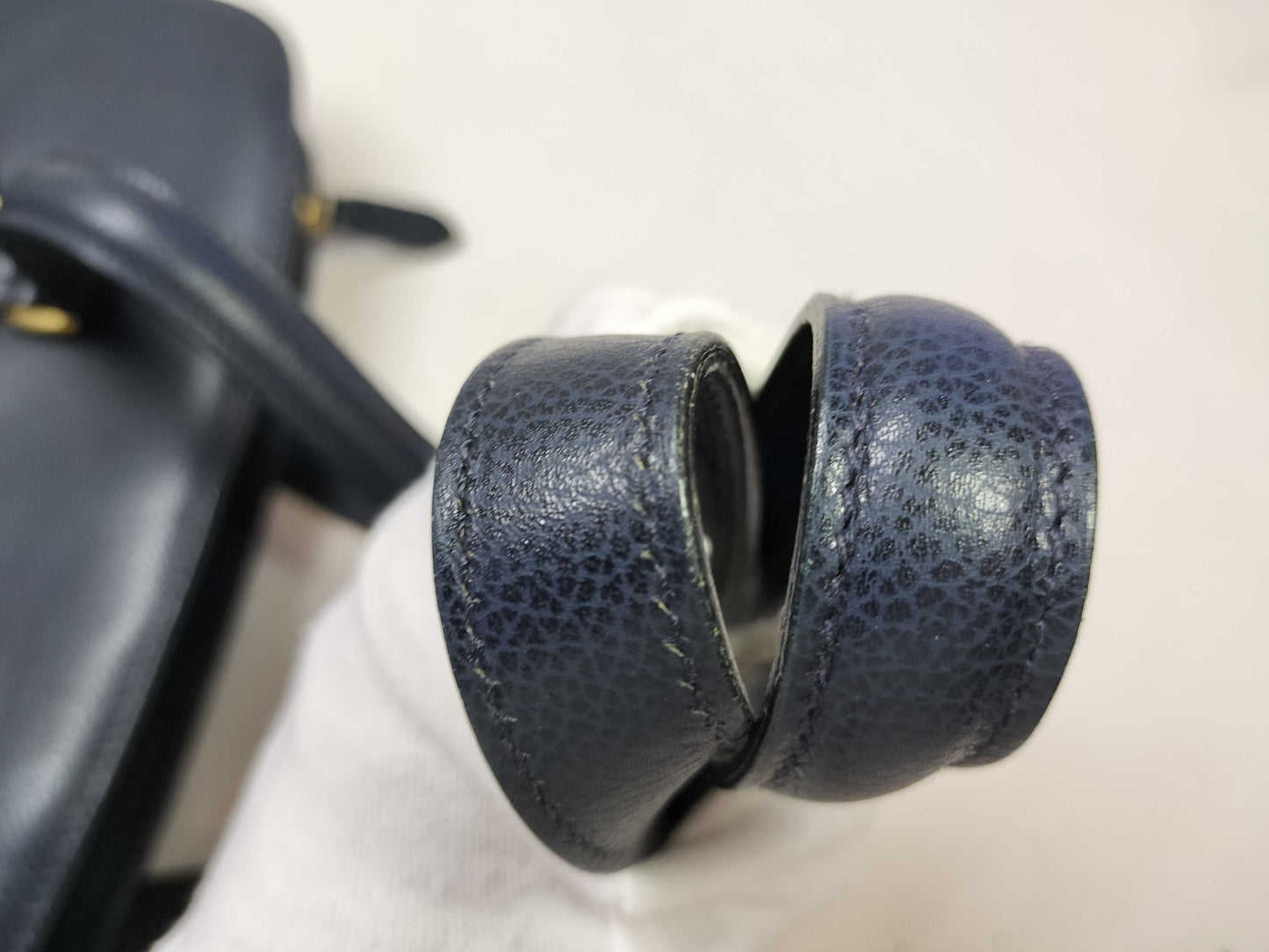 COACH COCAH Coach Tote Bag Leather Navy Tote Bag