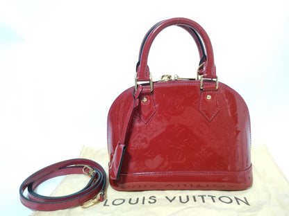LOUIS VUITTON Vernis Alma BB Handbag