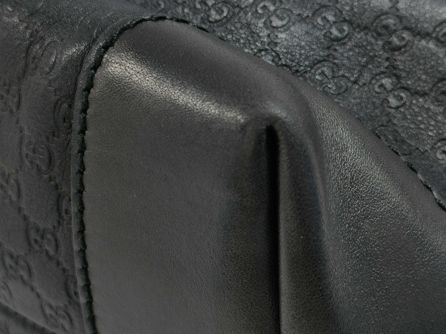 GUCCI Gucci Handbag Micro Shima Black Handbag