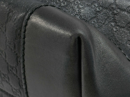 GUCCI Gucci Handbag Micro Shima Black Handbag