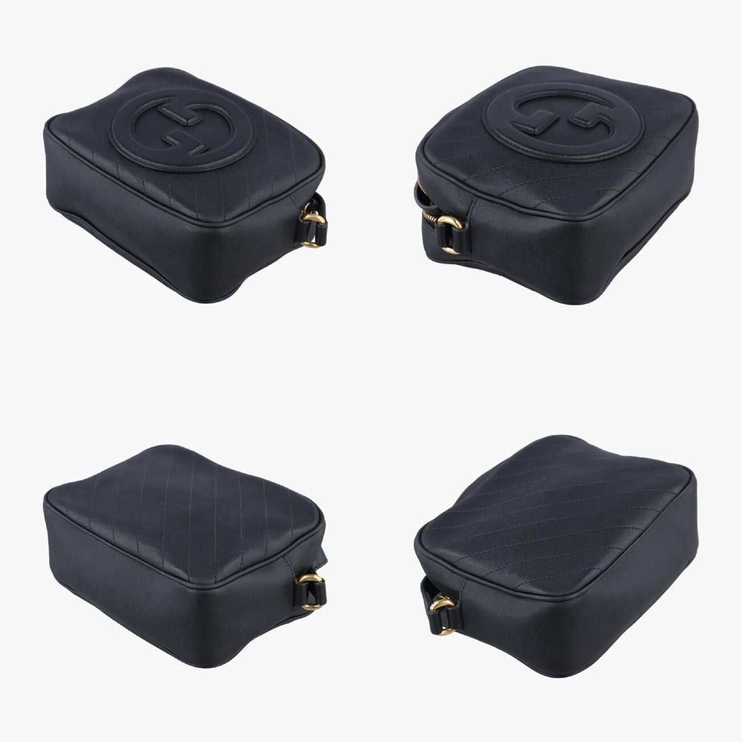 GUCCI Blondie Black Leather 742360G041258193 Shoulder Bag