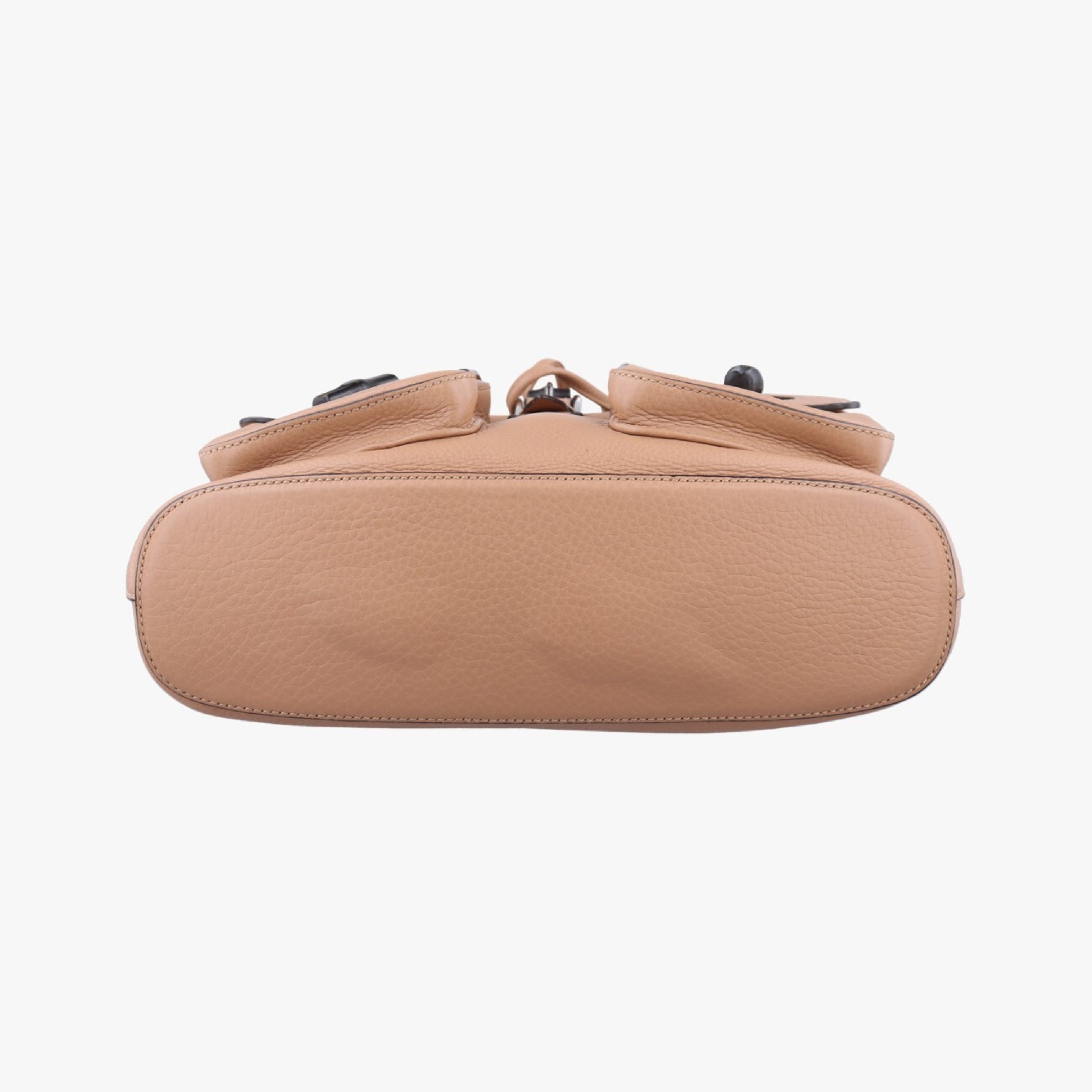 GUCCI Bamboo Beige Leather 370833E018403136 Rucksack