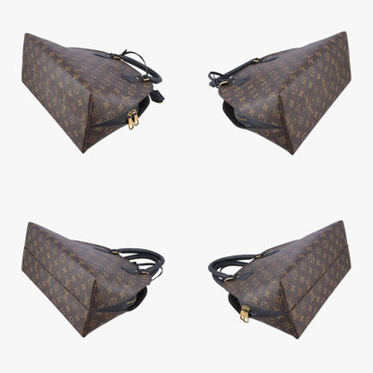 LOUIS VUITTON Alma Bag In-Too Bag Monogram/Brown x Noir Monogram Canvas x Calf Leather M41780FL0156 Handbag