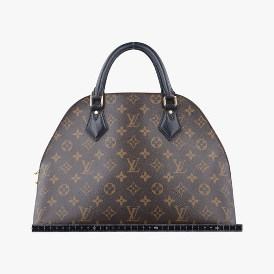 LOUIS VUITTON Alma Bag In-Too Bag Monogram/Brown x Noir Monogram Canvas x Calf Leather M41780FL0156 Handbag