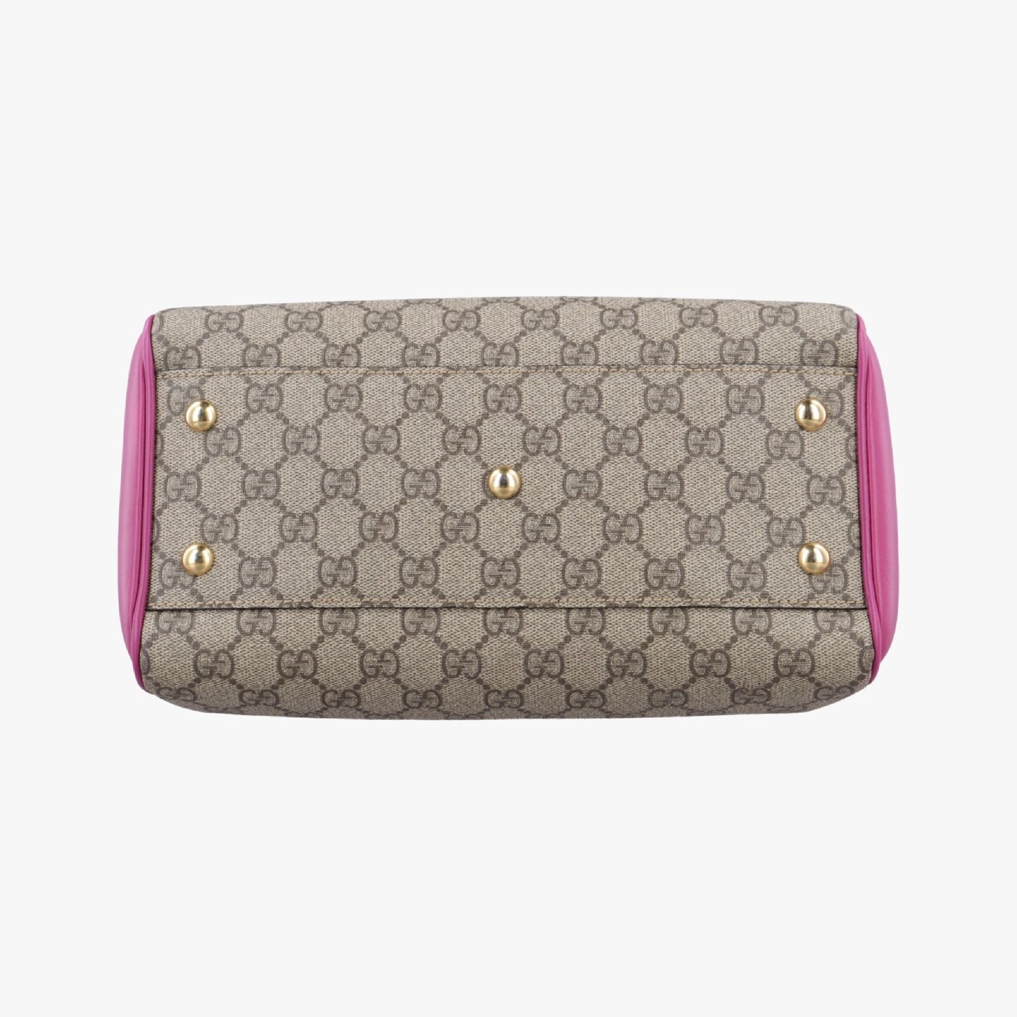 GUCCI GG Supreme Beige x Red x Pink PVC Coated Canvas 409529I019122943 Handbag