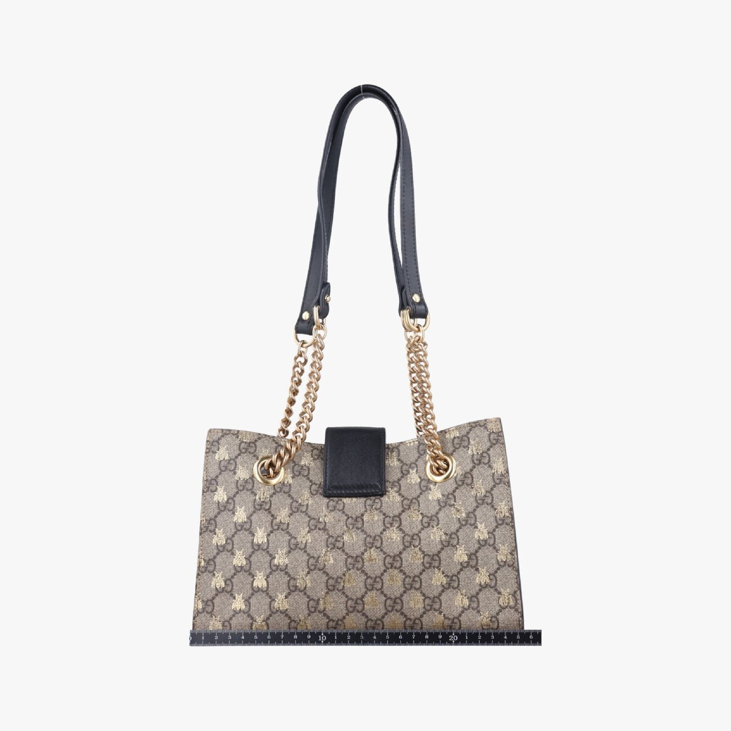 GUCCI Padlock Beige x Multicolor PVC Coated Canvas 498156G027658548 Shoulder Bag