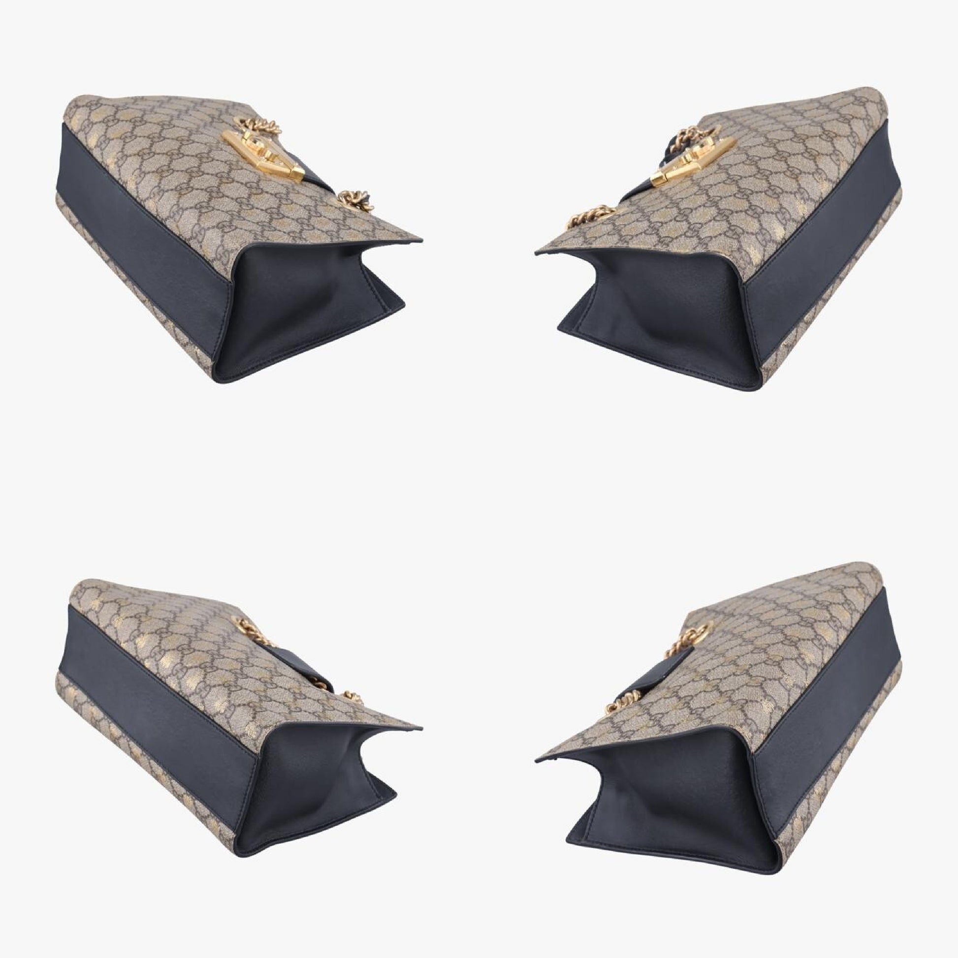 GUCCI Padlock Beige x Multicolor PVC Coated Canvas 498156G027658548 Shoulder Bag