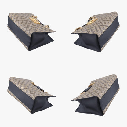 GUCCI Padlock Beige x Multicolor PVC Coated Canvas 498156G027658548 Shoulder Bag