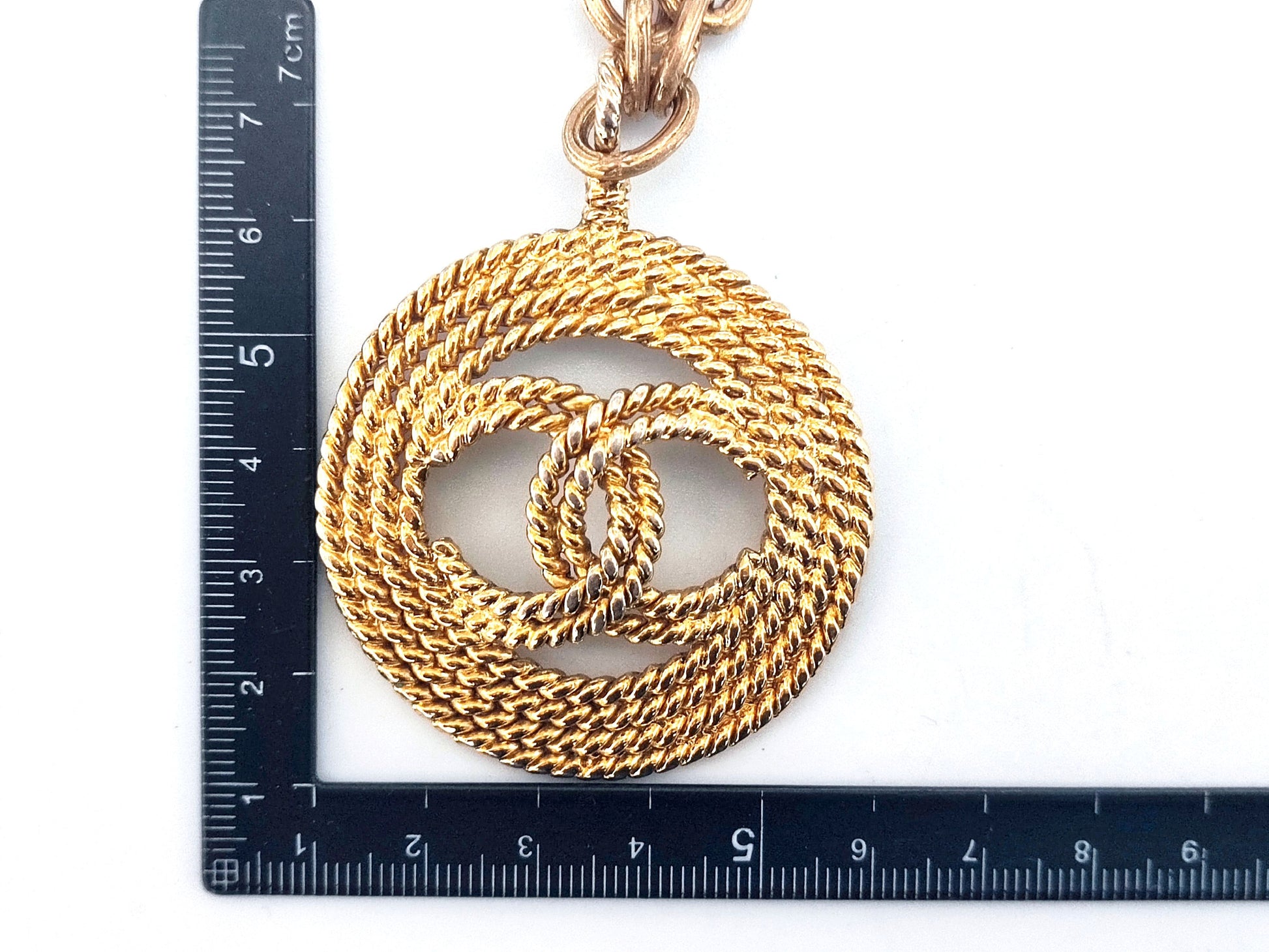 CHANEL Cocomark Mesh Necklace 28 Necklace