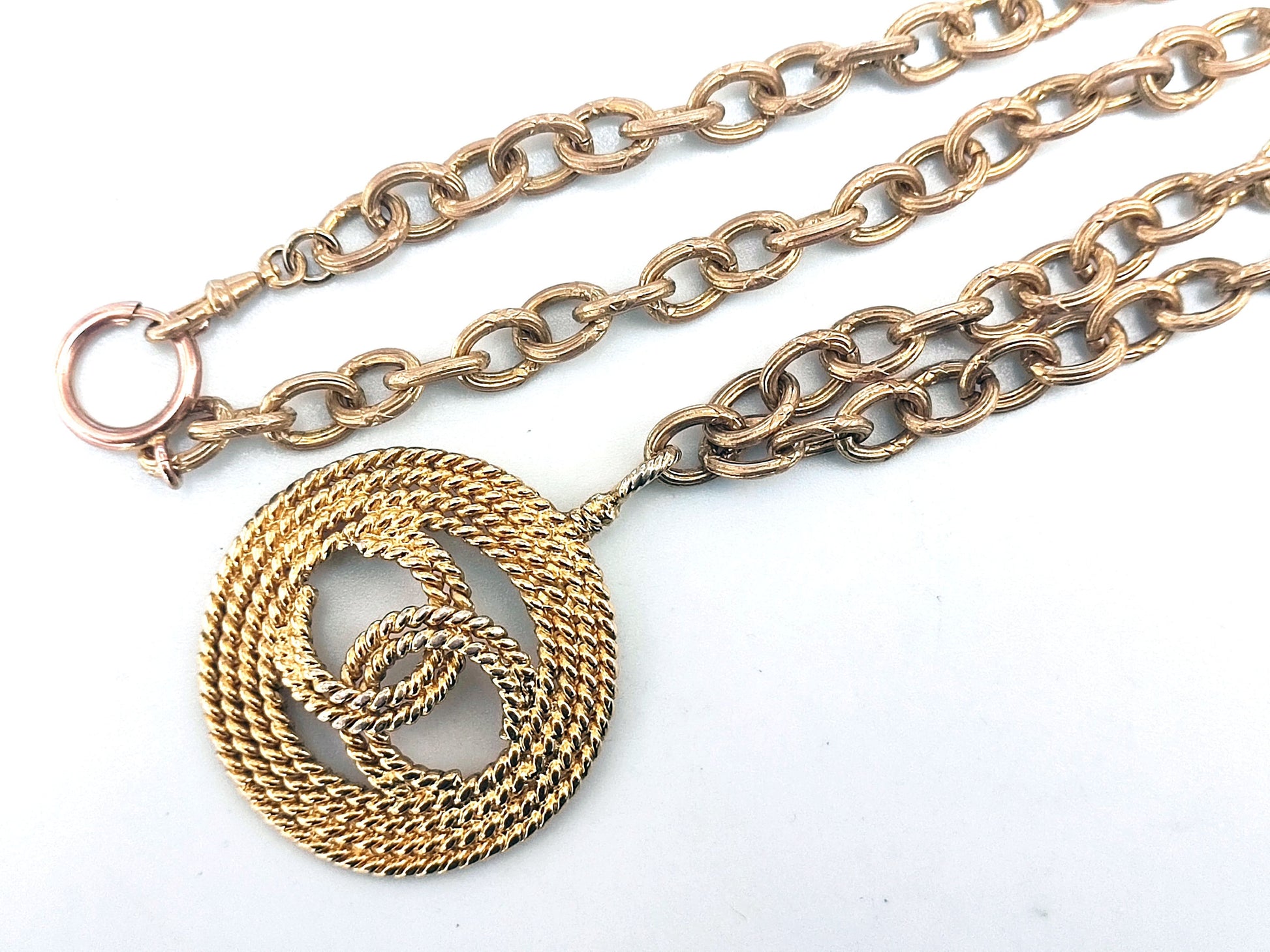 CHANEL Cocomark Mesh Necklace 28 Necklace