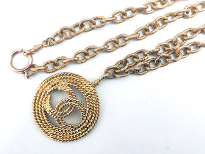 CHANEL Cocomark Mesh Necklace 28 Necklace