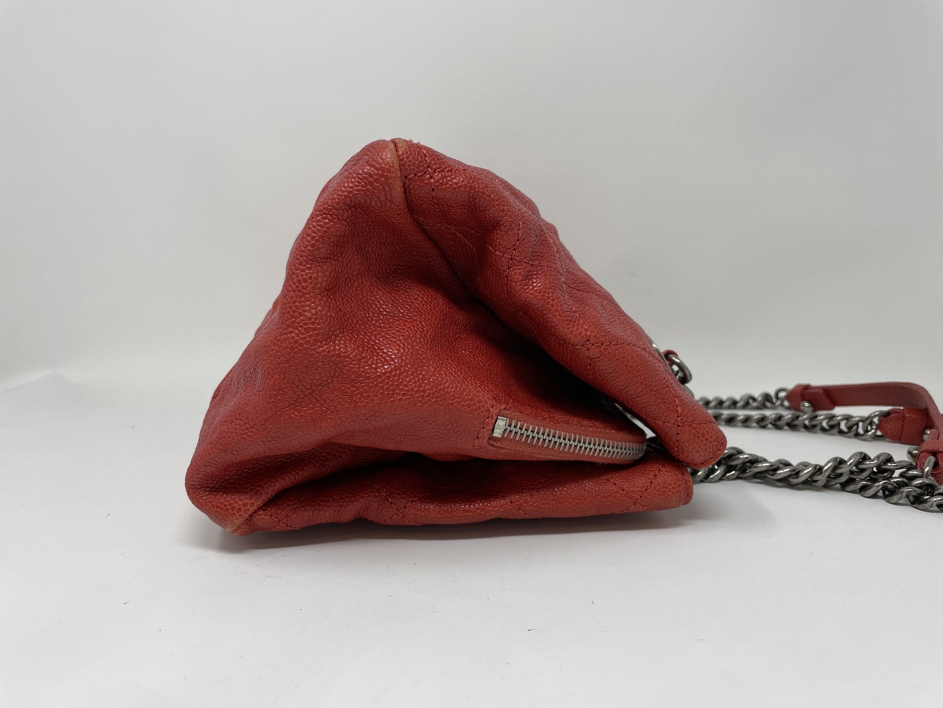 CHANEL CHANEL Tote Bag Matlasse Caviar Skin Cocomark Silver Fittings Tote Bag