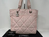 CHANEL CHANEL Tote Bag Paris Ritz Silver Fittings Cocomark Canvas Tote Bag