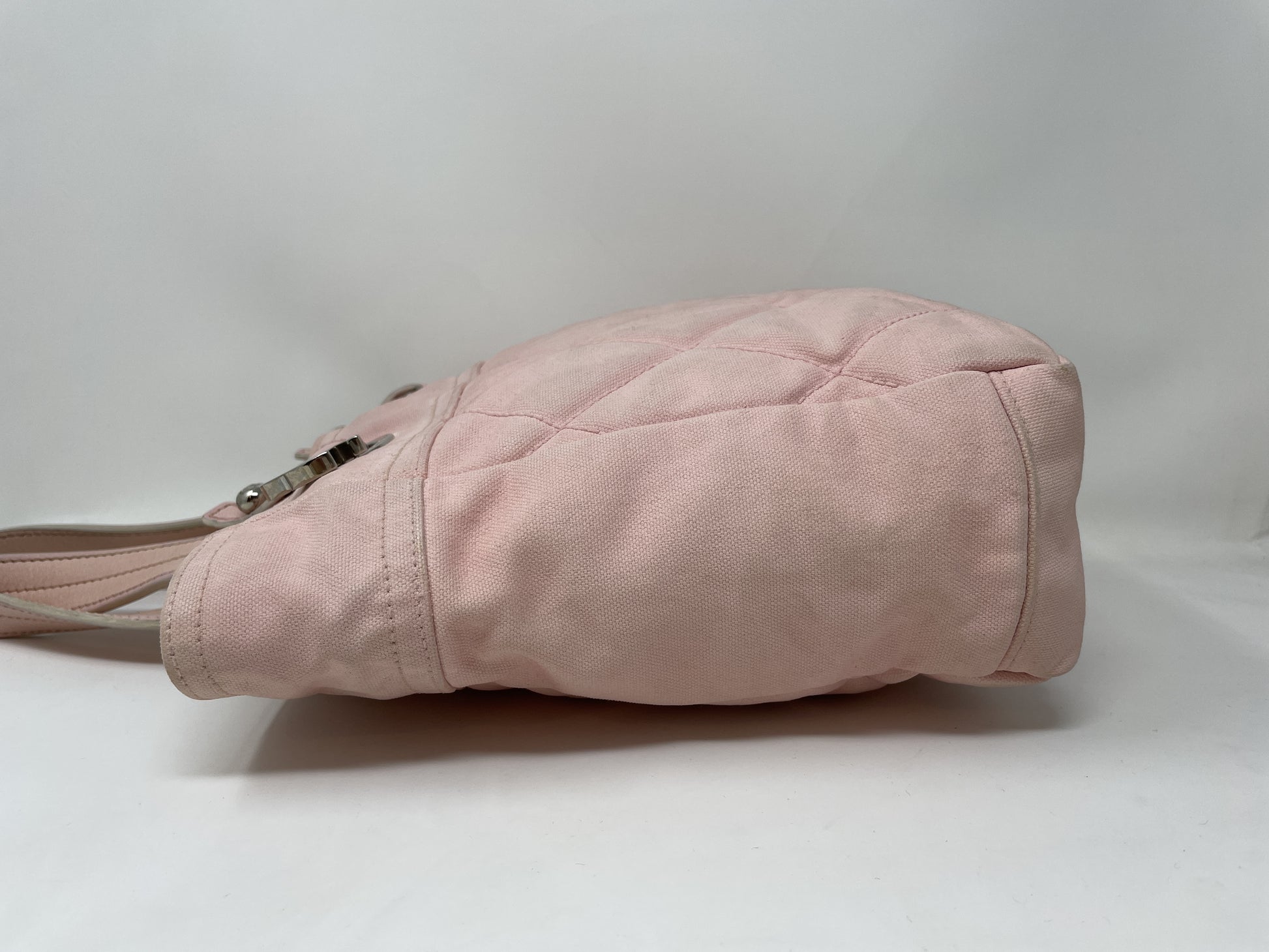 CHANEL CHANEL Tote Bag Paris Ritz Silver Fittings Cocomark Canvas Tote Bag