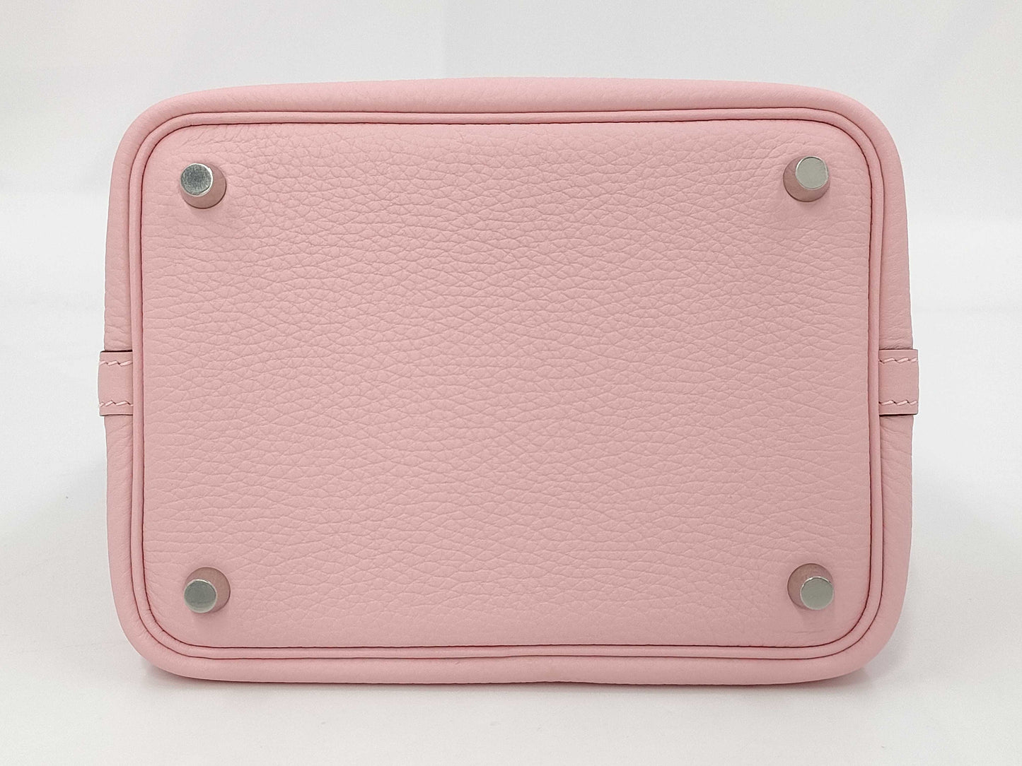 HERMES Picotin Lock PM Double Stamp Rose Sakura Handbag