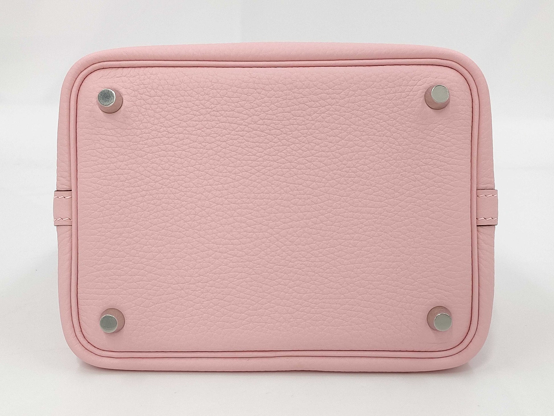 HERMES Picotin Lock PM Double Stamp Rose Sakura Handbag