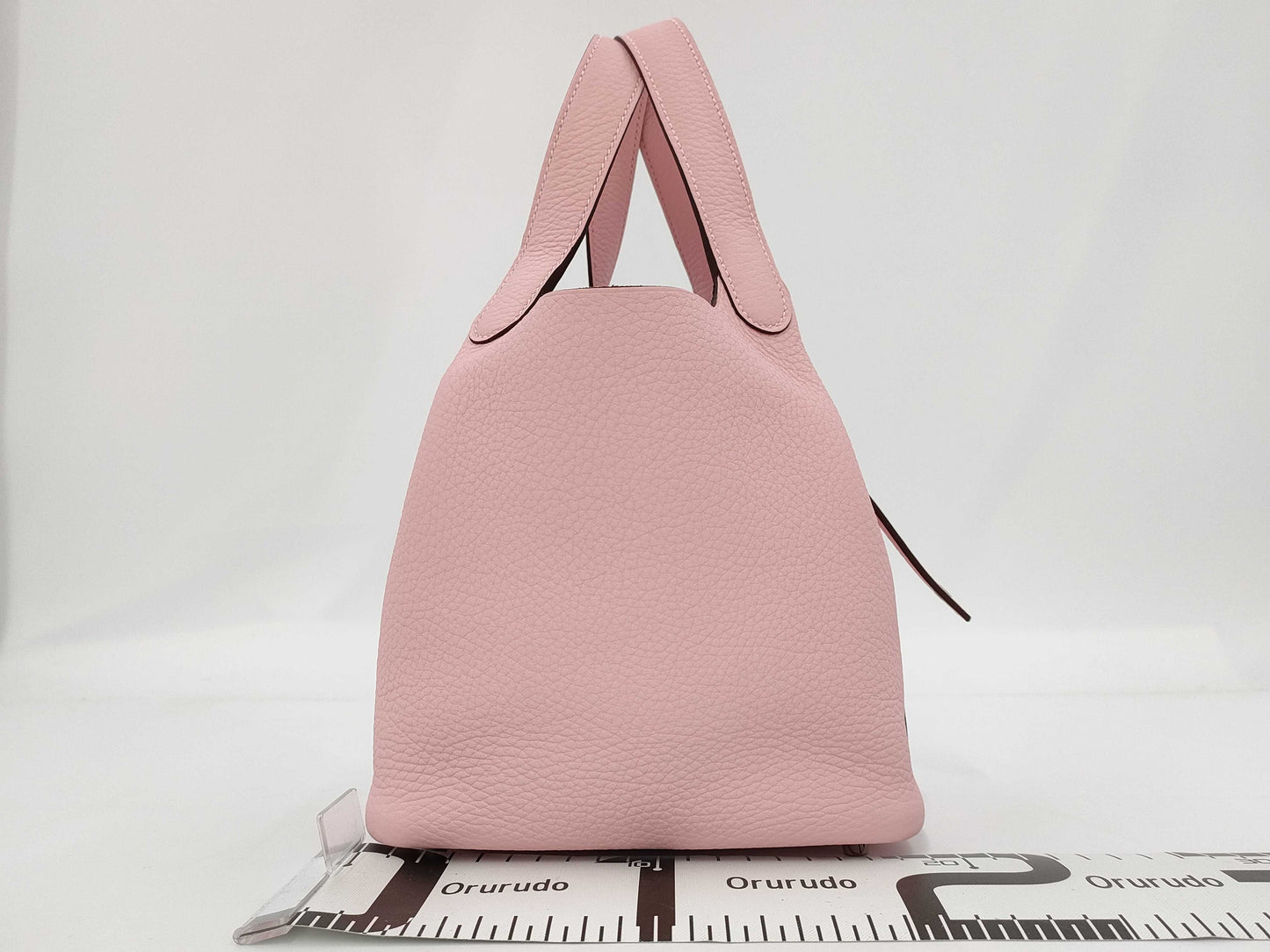 HERMES Picotin Lock PM Double Stamp Rose Sakura Handbag