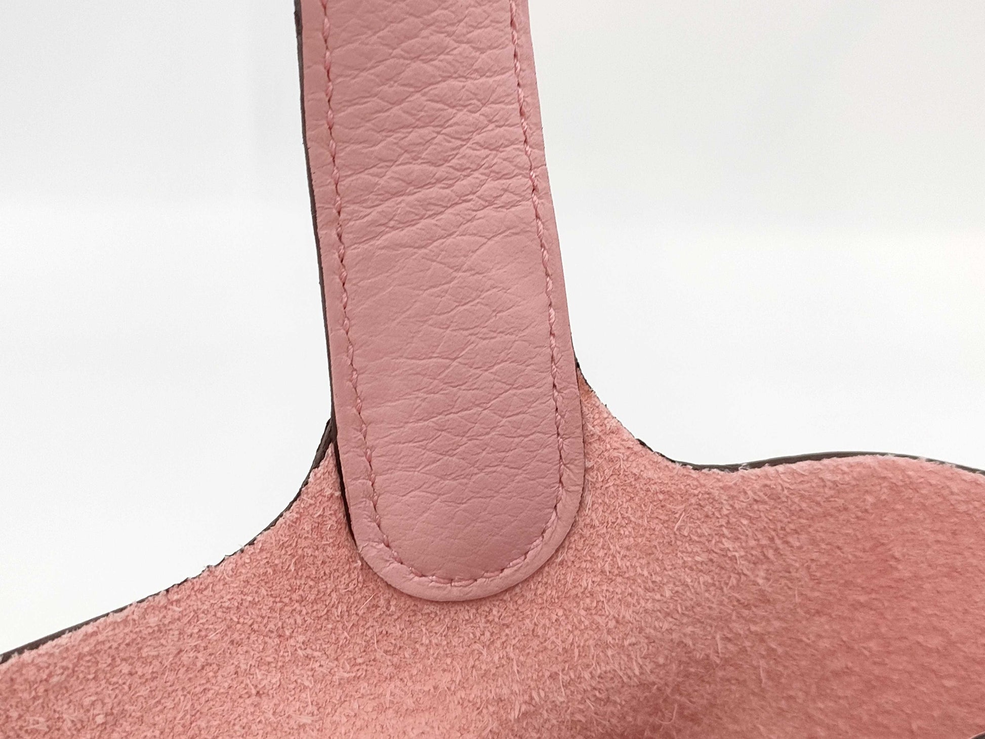 HERMES Picotin Lock PM Double Stamp Rose Sakura Handbag