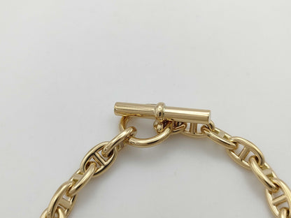 HERMES Chaine d'Ancre TPM 26-link bracelet in YG Au750, 23.4g.