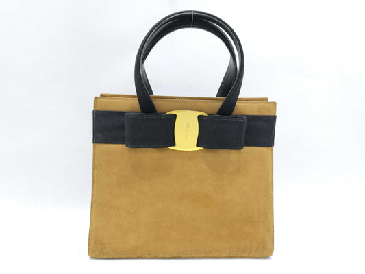 Salvatore Ferragamo Vala Salvatore Ferragamo Vala Handbag Suede Handbag