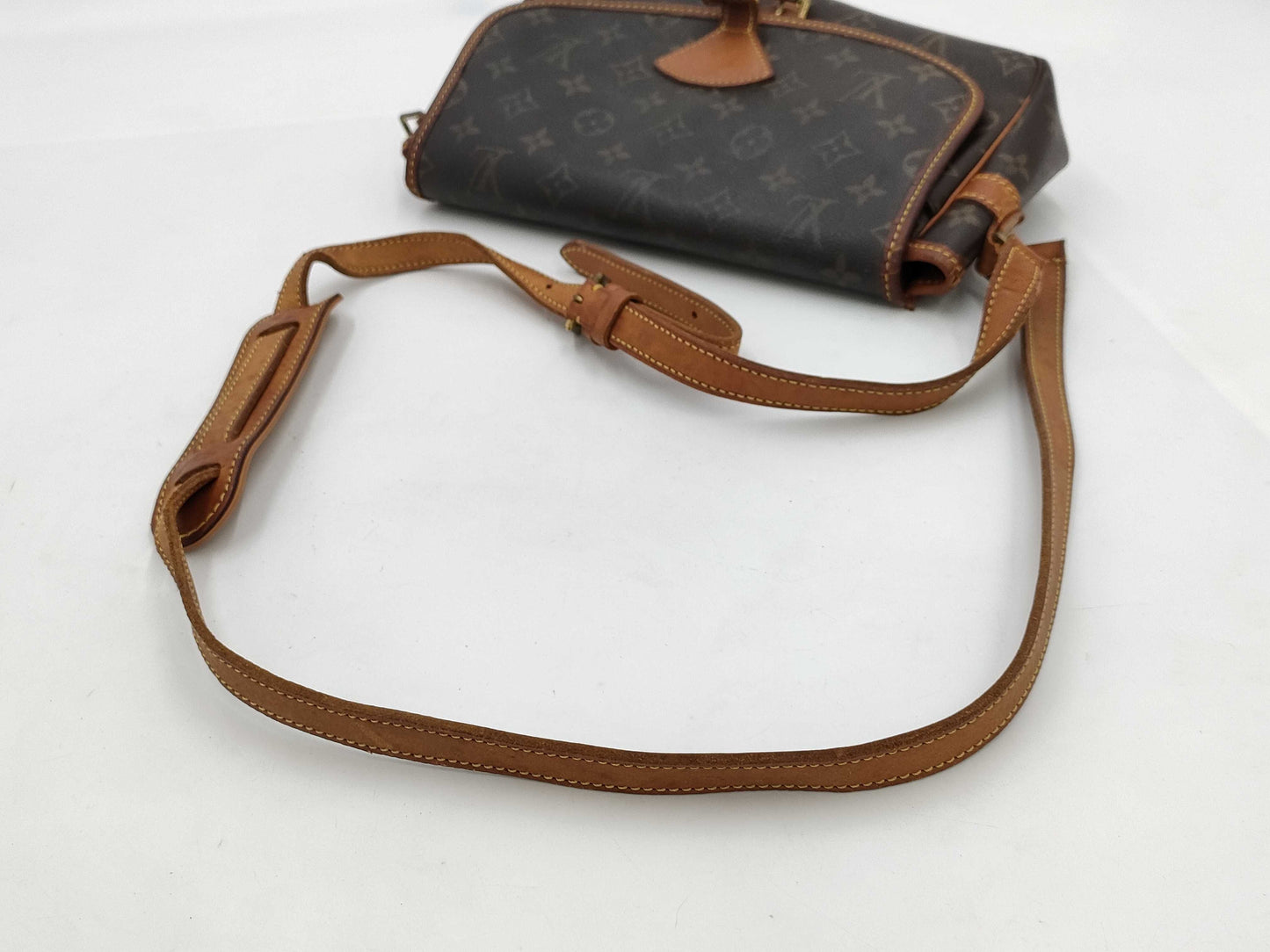 LOUIS VUITTON Monogram Sologne M42250 Brown Shoulder Bag