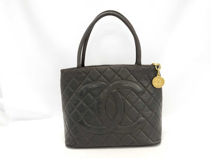 CHANEL Reissue Tote Lambskin Dark Brown Tote Bag