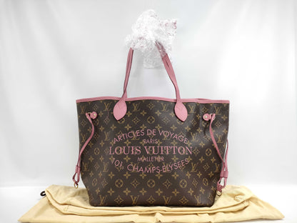 LOUIS VUITTON Monogram Neverful MM M40939 GI2183 Ikat Flower Tote Bag