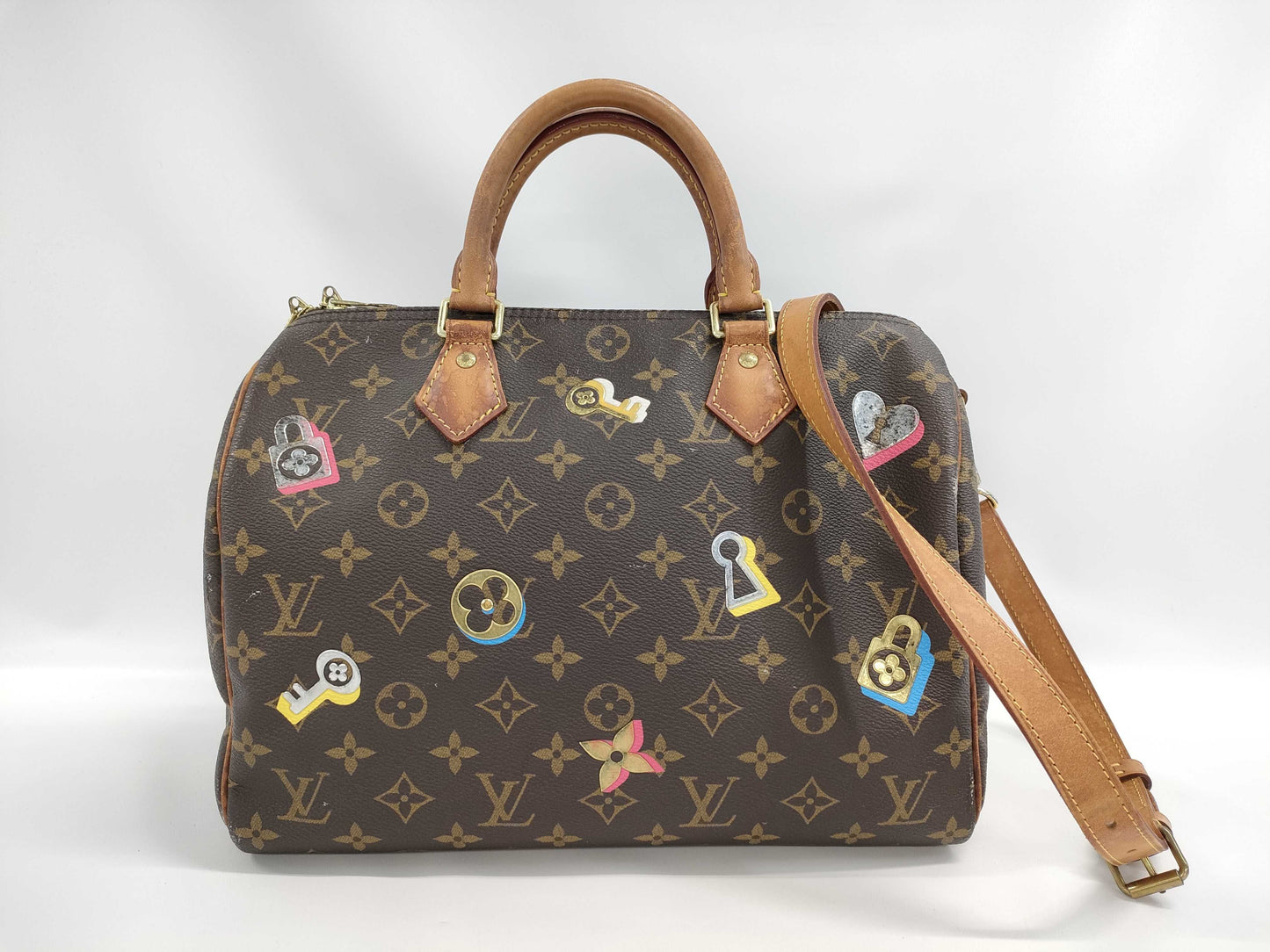 LOUIS VUITTON Vuitton Monogram Lovelock Speedy Banduriere 30 M44365 DU4198 Bag