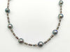 Semi-Round Pearl Necklace 3.0-7.6mm Diameter, 38.6g