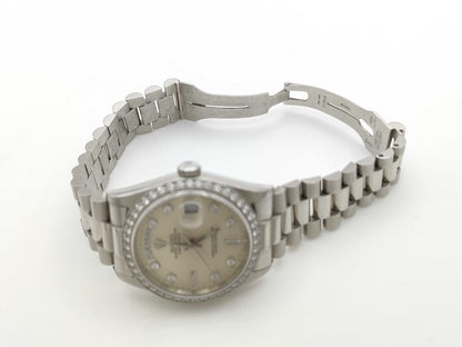 ROLEX 18346A S496278 PT950 Immovable Men's Watch