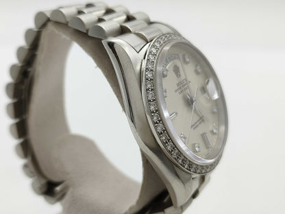 ROLEX 18346A S496278 PT950 Immovable Men's Watch