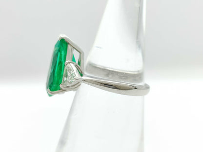 E4.80ct D0.783ct Pt900 8.7g Ring 