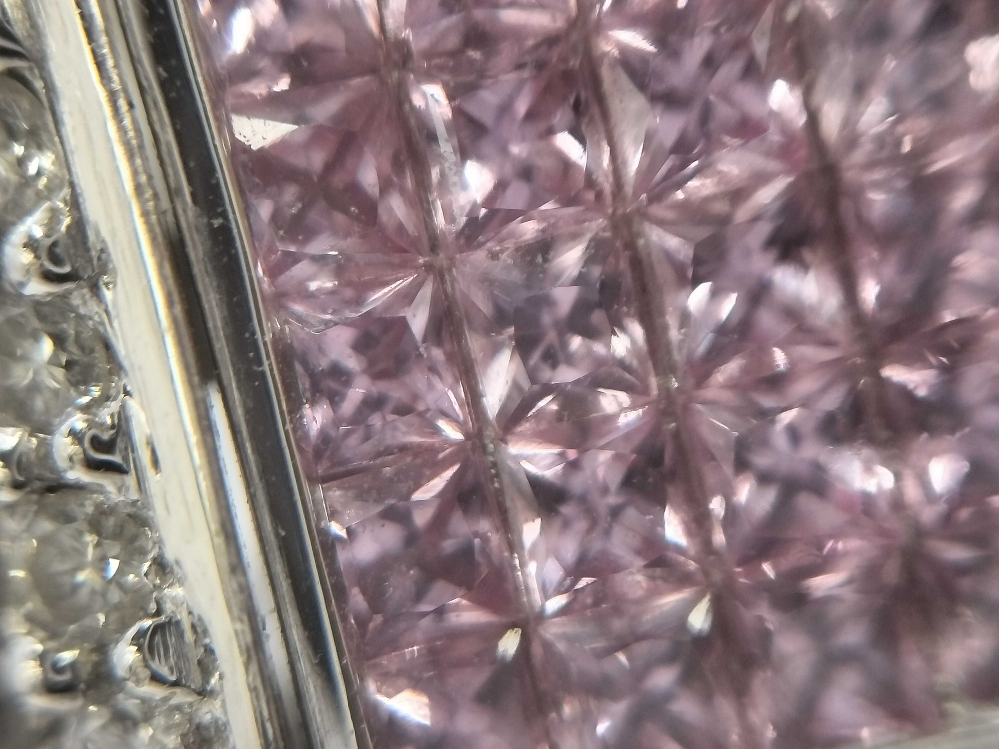 S0.75ct D1.25ct K18WG 9.9g Ring 