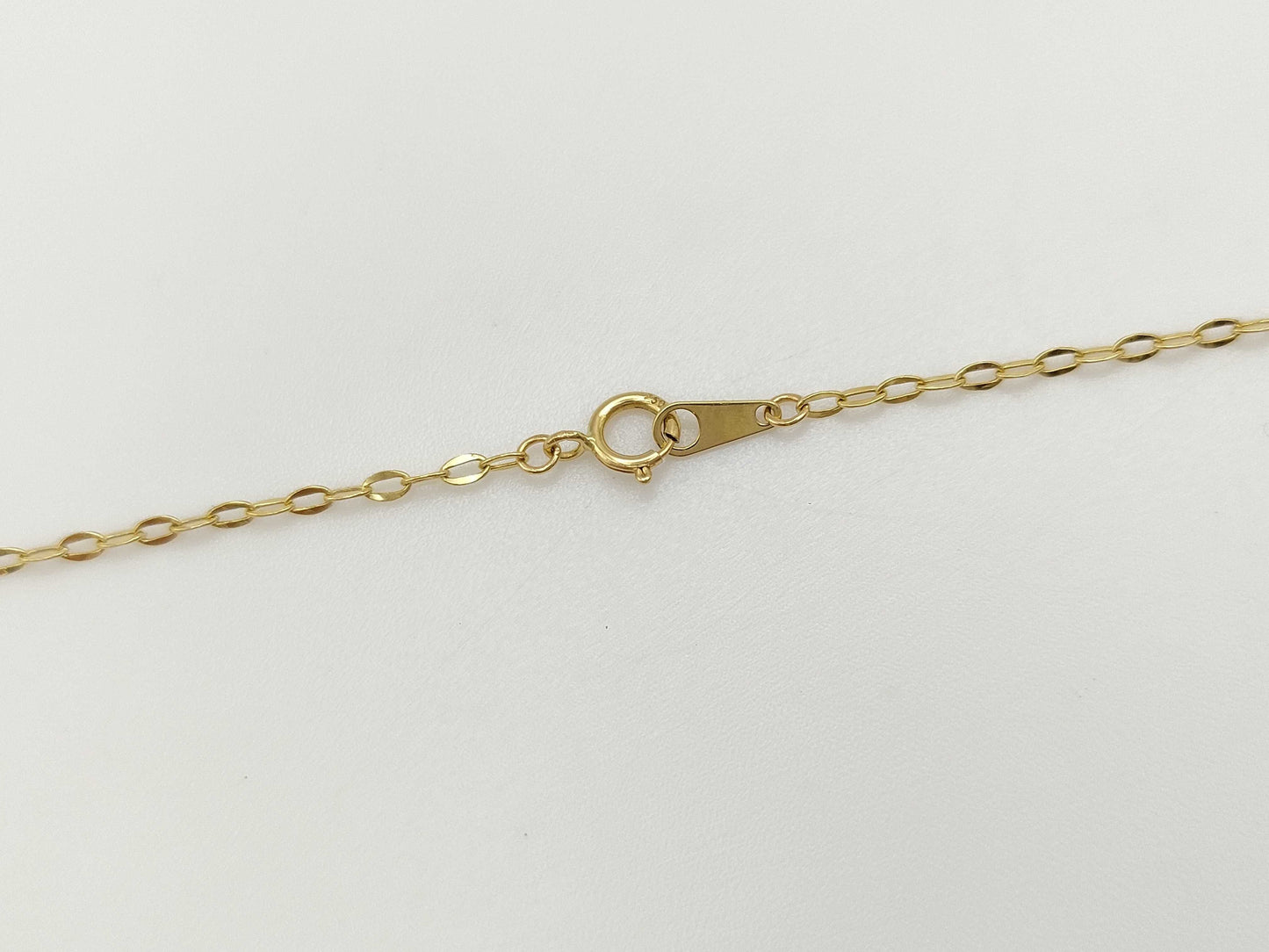 Station Stone Cameo Pearl Diameter Approx. 6.0mm K18 10.4g Necklace 