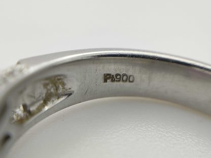 R1.598ct D1.04ct Pt900 8.9g Ring 