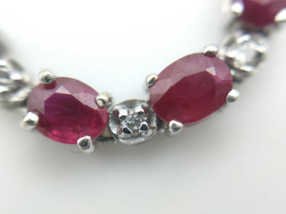 R14.32ct D0.73ct K17WG 17.2g Necklace 
