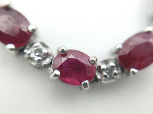 R14.32ct D0.73ct K17WG 17.2g Necklace 