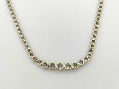 D5.0ct K18WG 13.1g Necklace 