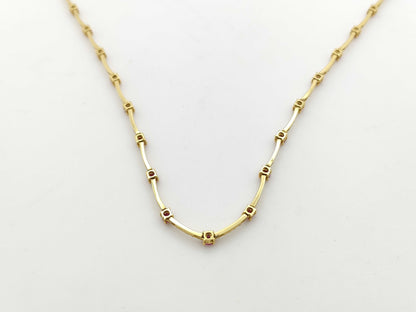 R2.80ct D1.00ct K18 14.7g Necklace 